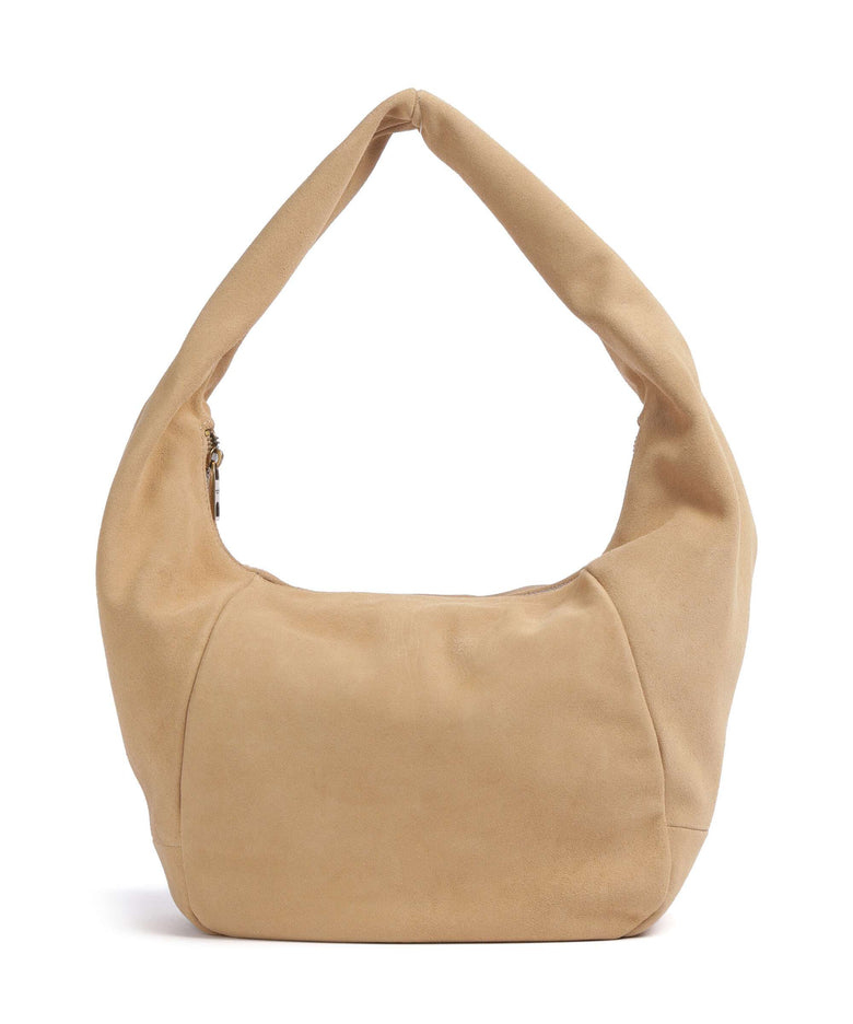 Liebeskind Farrah Suede M Hobo bag beige
