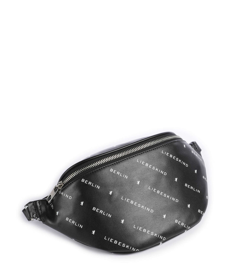 Liebeskind Monogram Soft Nappa M Fanny pack black