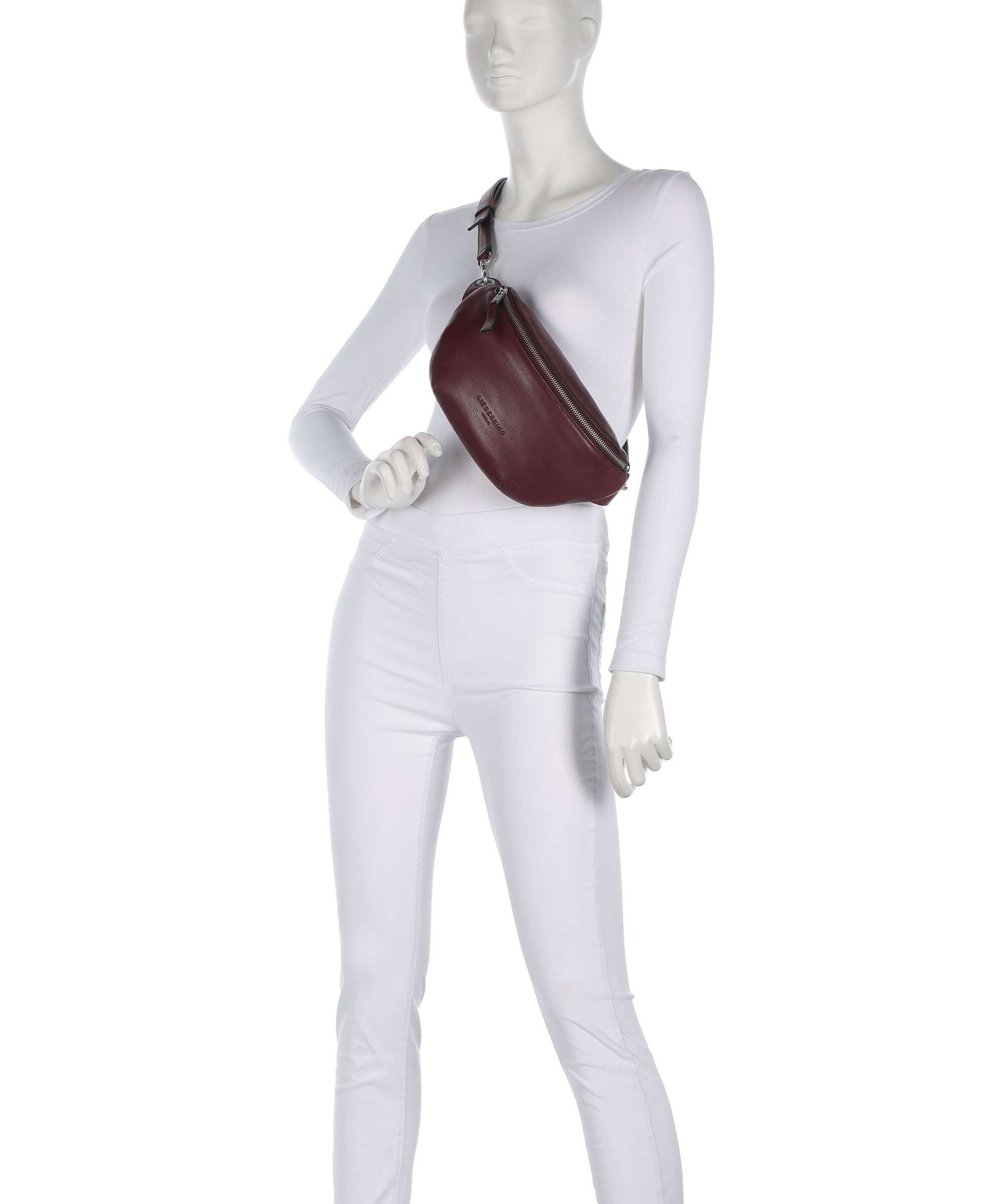 Liebeskind Tavia Sheep Natural L Fanny pack pomegranate