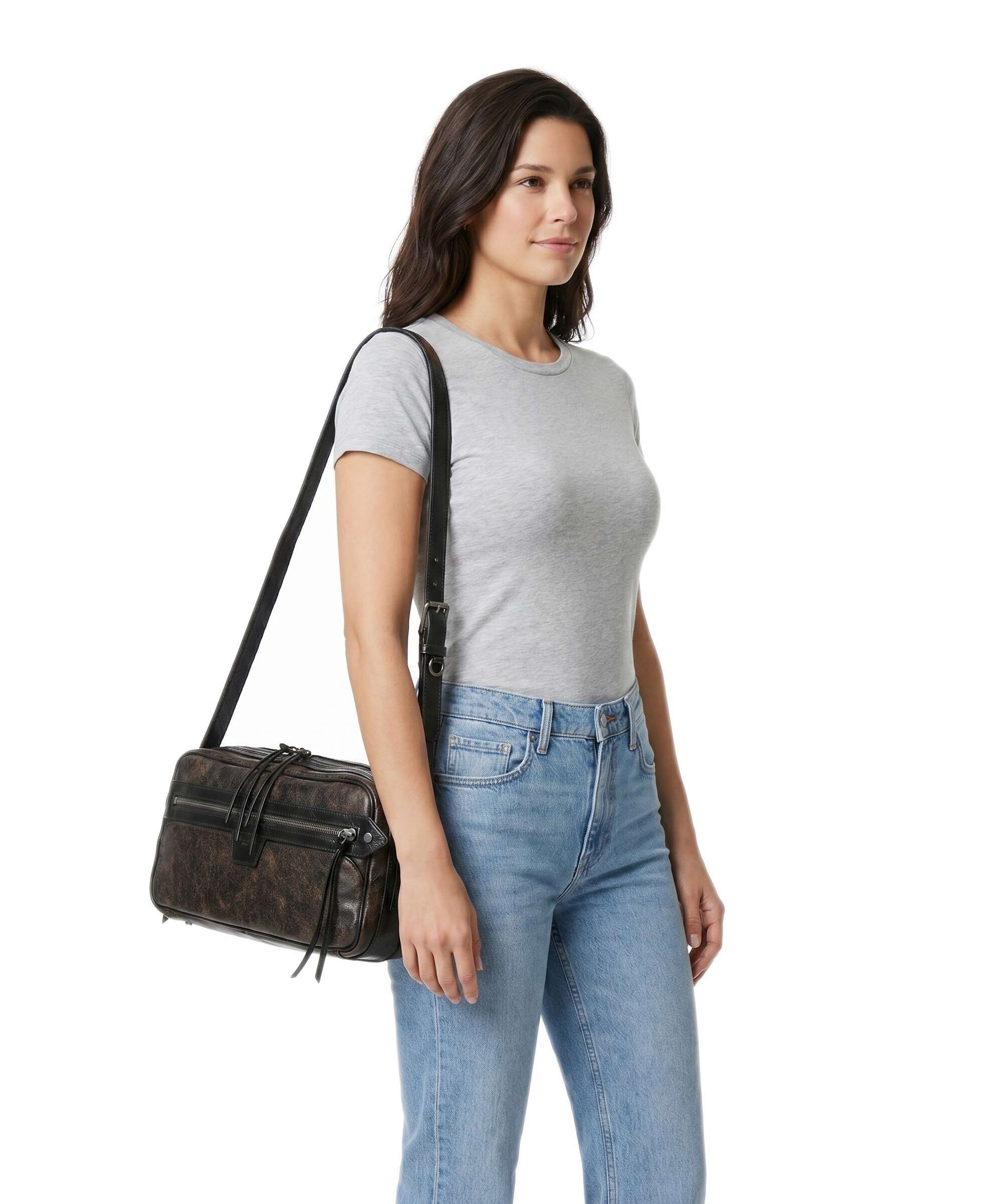 Liebeskind Juno Vintage PU M Shoulder bag deep soil
