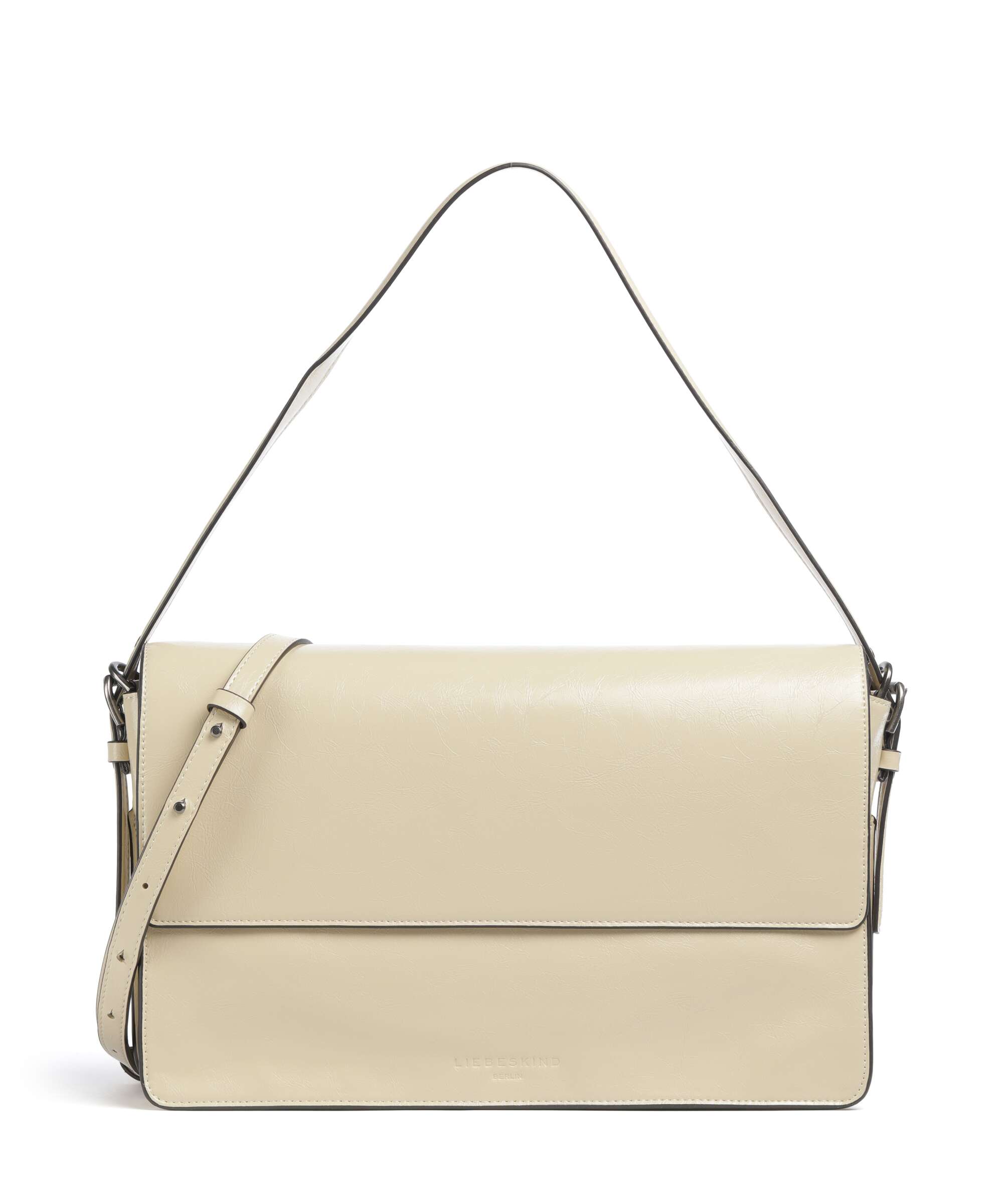 Liebeskind Audrey Recycled Lack Distressed M Shoulder bag biscotti