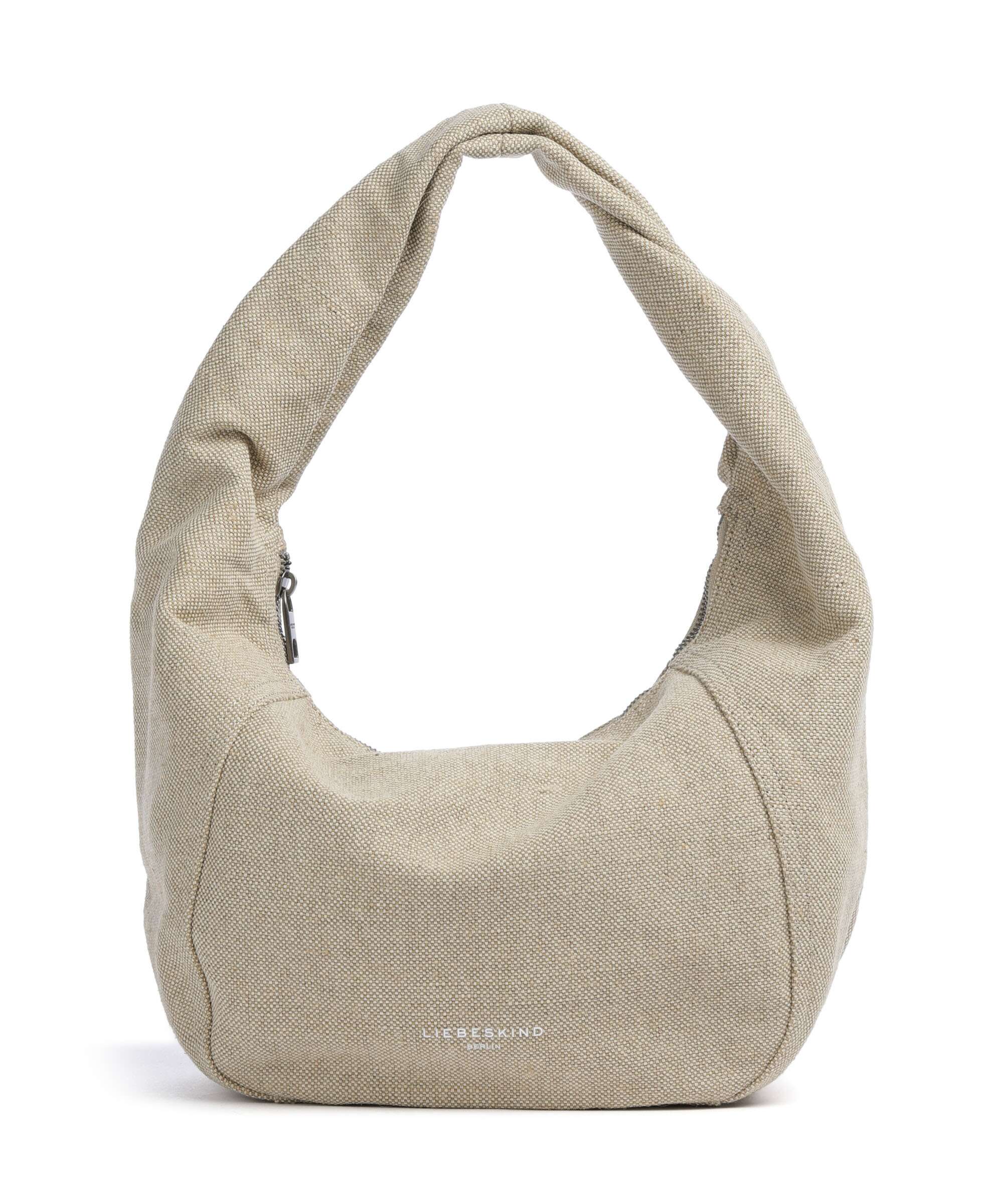 Liebeskind Farrah Heavy Canvas Washed M Hobo bag beige