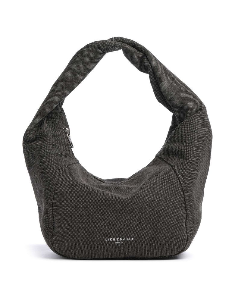 Liebeskind Farrah Heavy Canvas Washed M Hobo bag deep soil