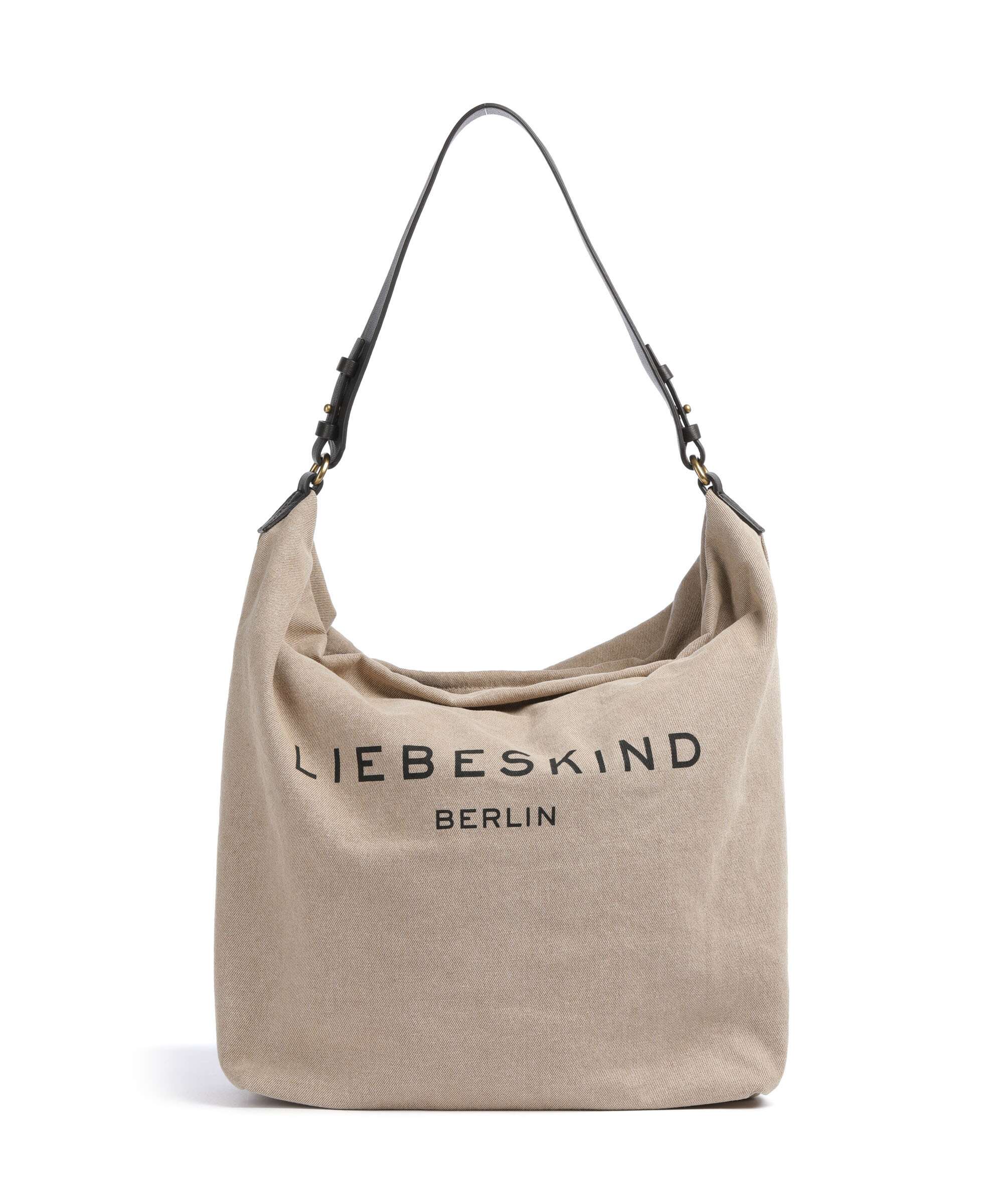 Liebeskind Clea Denim Hobo bag beige
