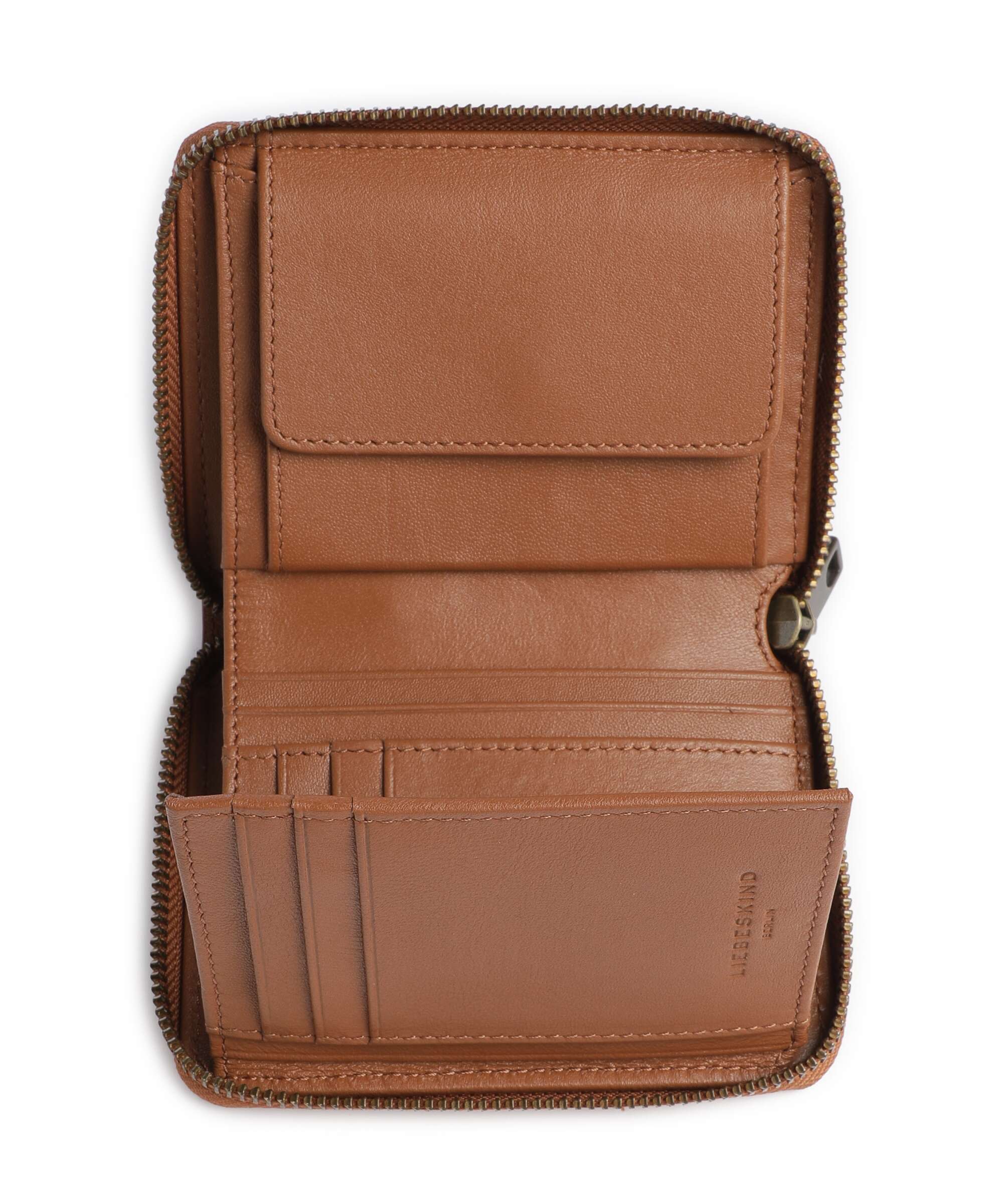 Liebeskind Conny Small Pebble M Wallet cognac