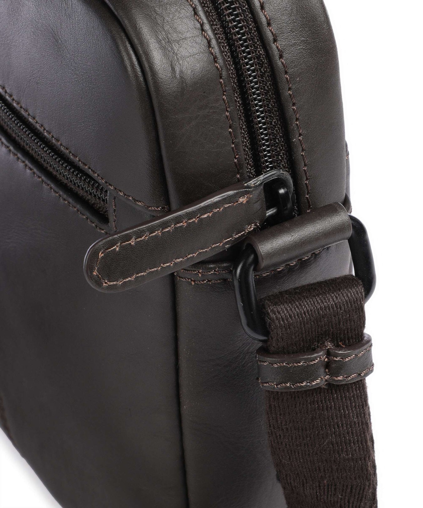 Bugatti Clark Crossbody bag dark brown