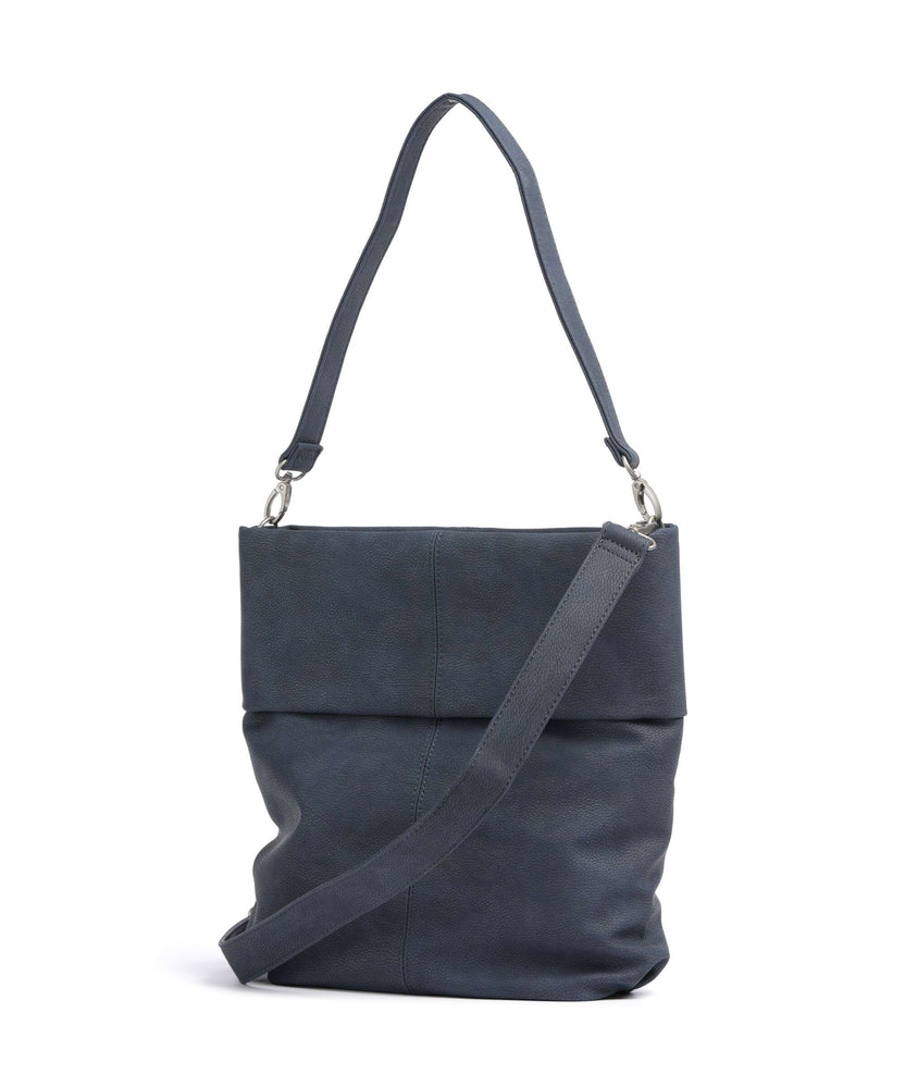 Zwei Mademoiselle.M M12 Hobo bag nubuk blue