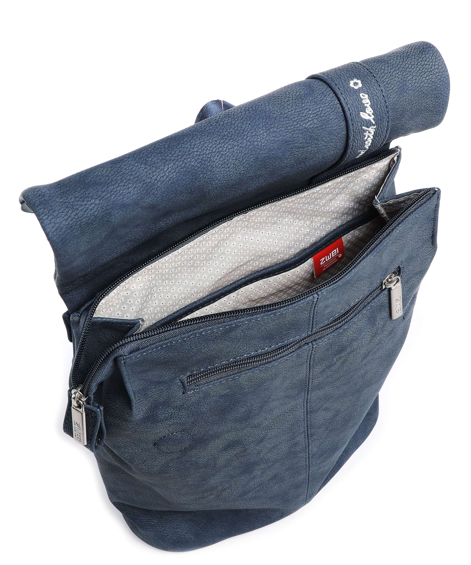 Zwei Mademoiselle.M MR13 Backpack nubuk blue