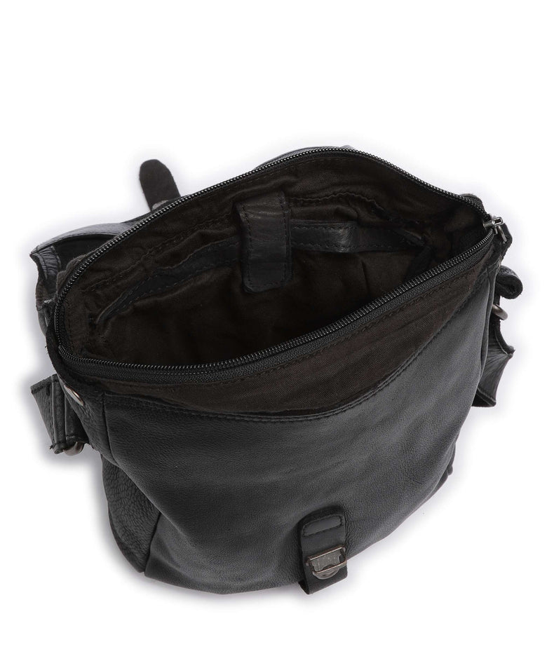Aunts & Uncles Barbershop Goatee Crossbody bag charcoal black