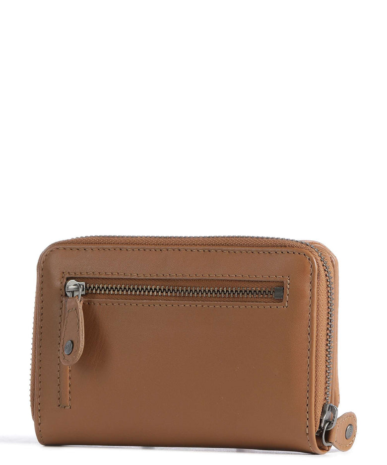 Aunts & Uncles Jamie's Orchard Dahlia Wallet cognac
