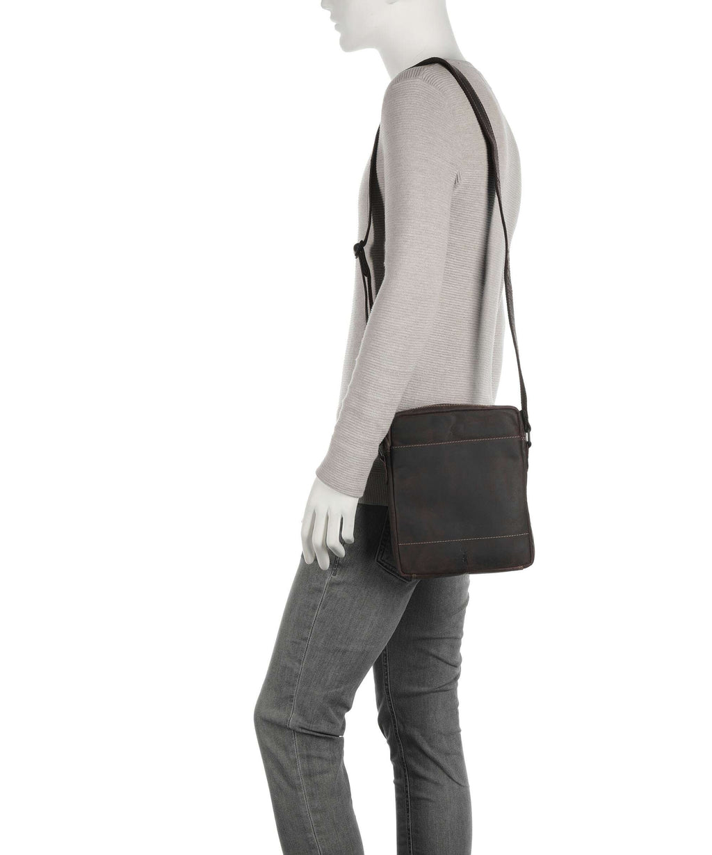 Jack Kinsky Baltimore 2 Crossbody bag mokka