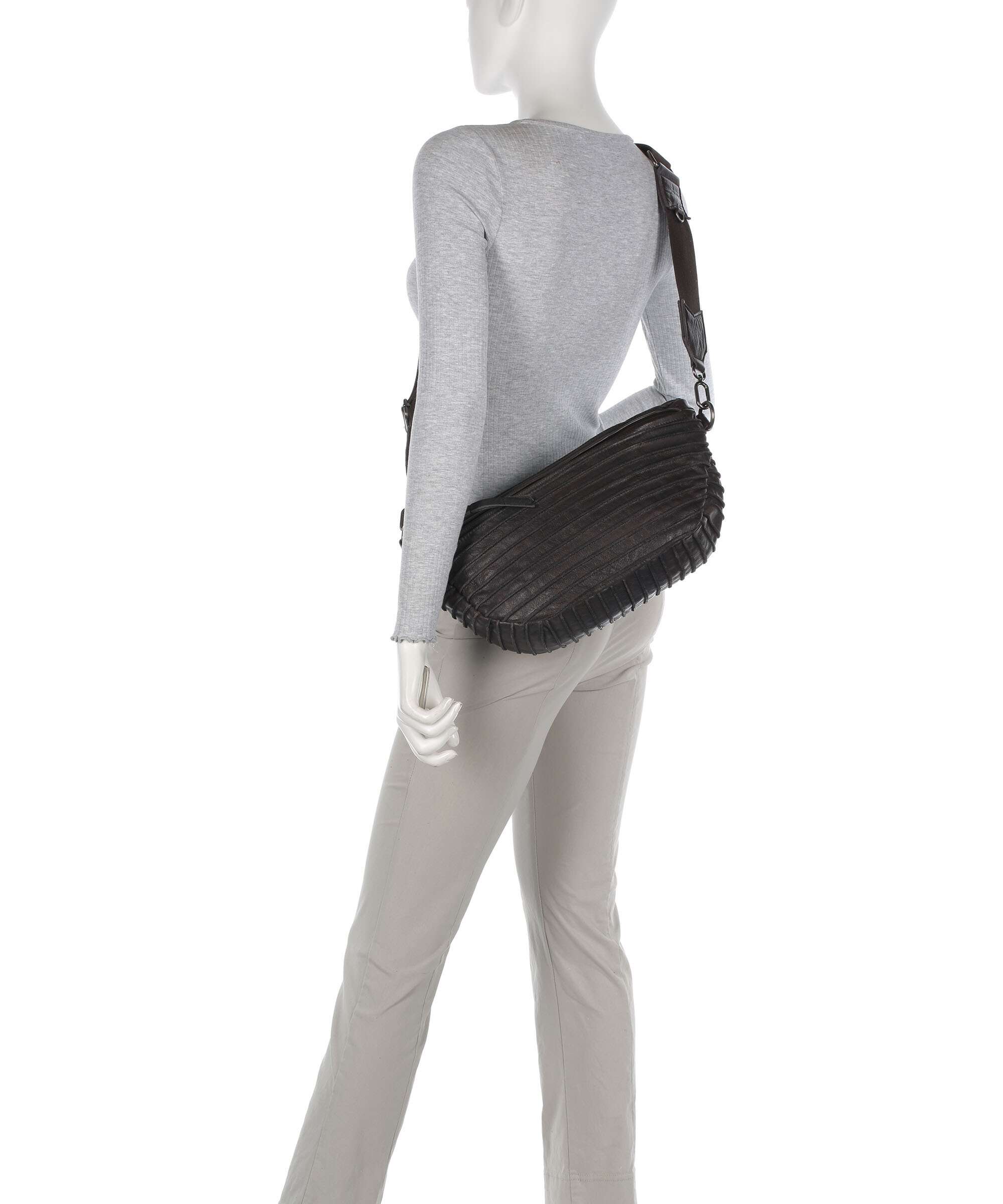 FredsBruder Check My Bag Mini Crossbody bag brown