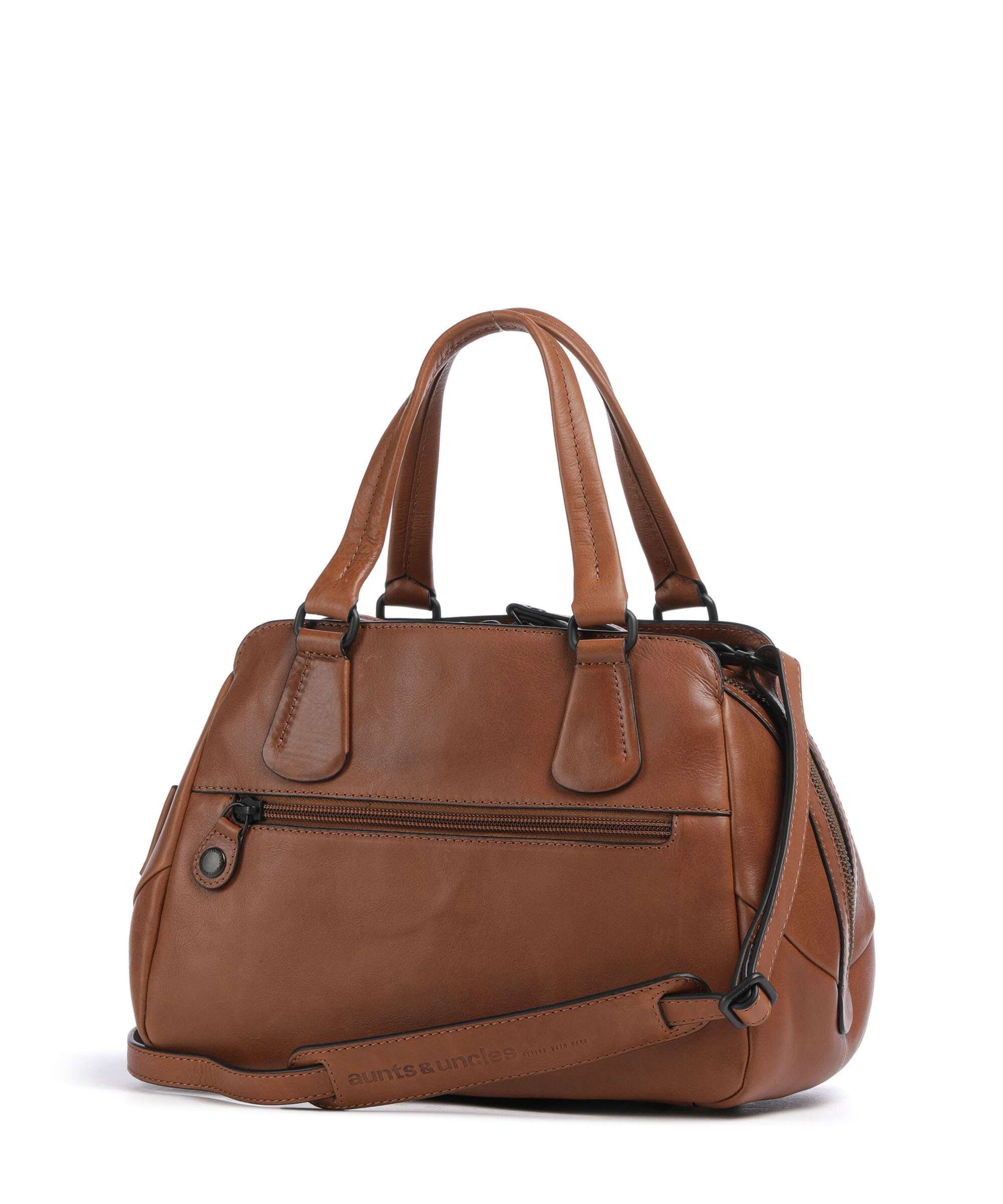 Aunts & Uncles Grandma's Luxury Club Mrs. Peanut Brittle Handbag caramel