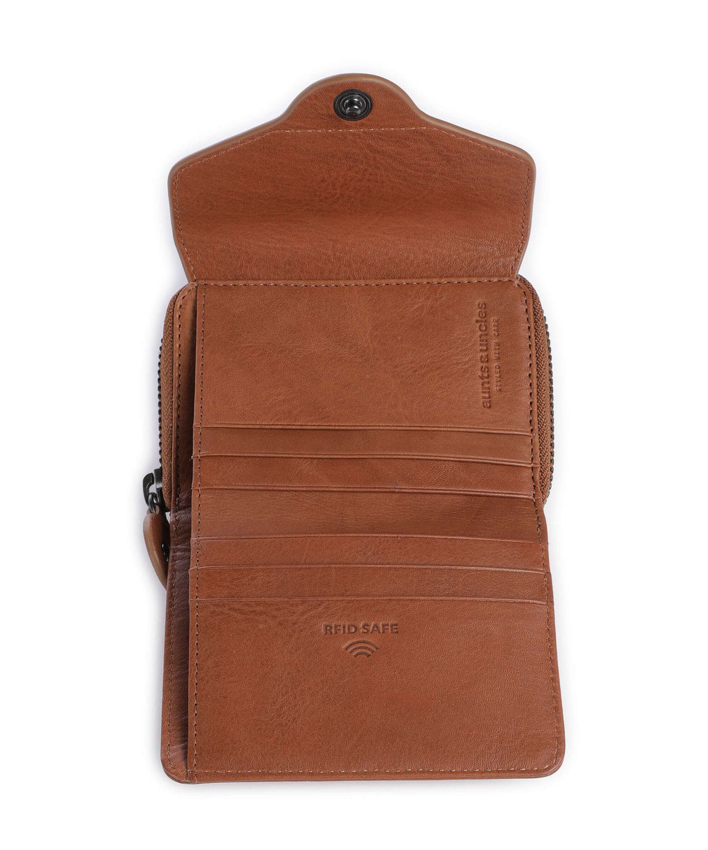 Aunts & Uncles Grandma's Luxury Club Judy RFID Wallet caramel