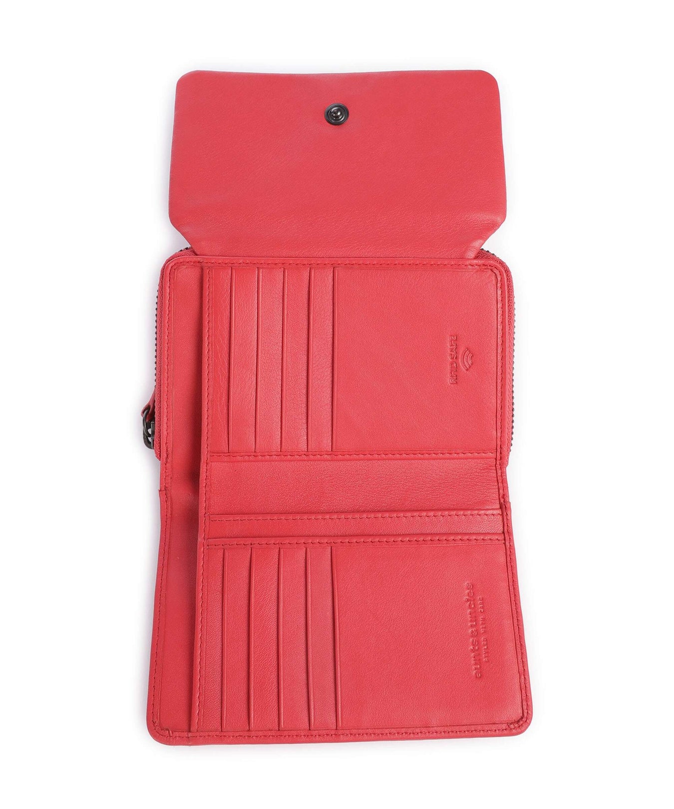 Aunts & Uncles Jamie's Orchard Dahlia RFID Wallet coral