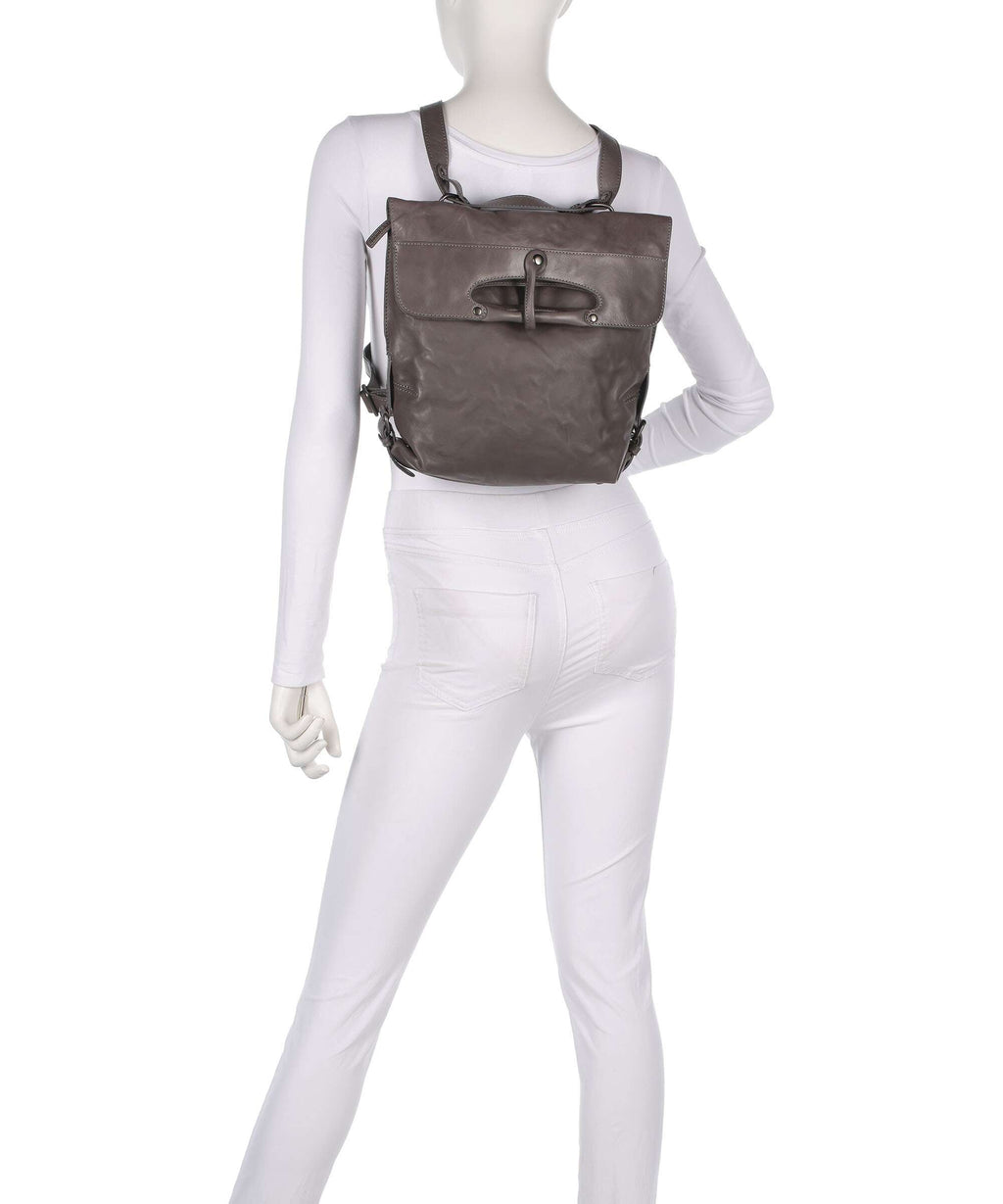 Aunts & Uncles Grandma's Luxury Club Mrs. Mince Pie Backpack bag oyster grey