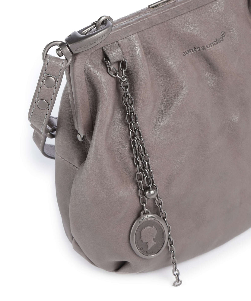Aunts & Uncles Grandma's Luxury Club Mrs. Fortune Cookie Crossbody bag oyster grey