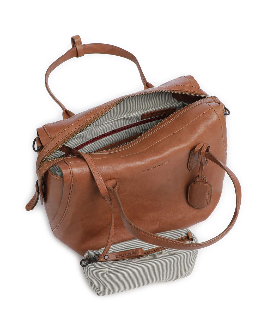 Aunts & Uncles Grandma's Luxury Club Mrs. Profiterole Handbag caramel