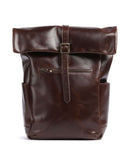 Buckle & Seam Crazy Horse Norman Rolltop batoh brown/blue