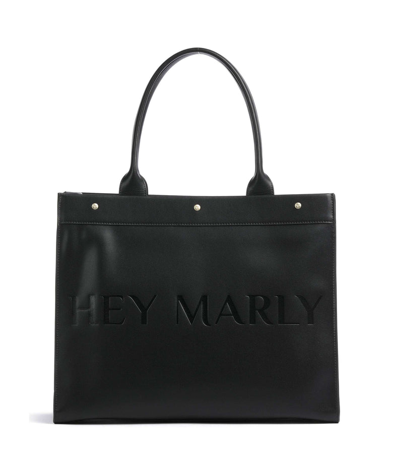 Hey Marly Classy Signature Tote bag black