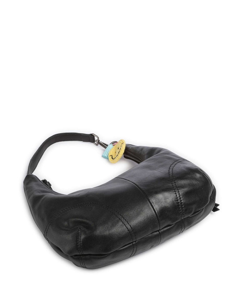 FredsBruder Take A Smile Hobo bag black