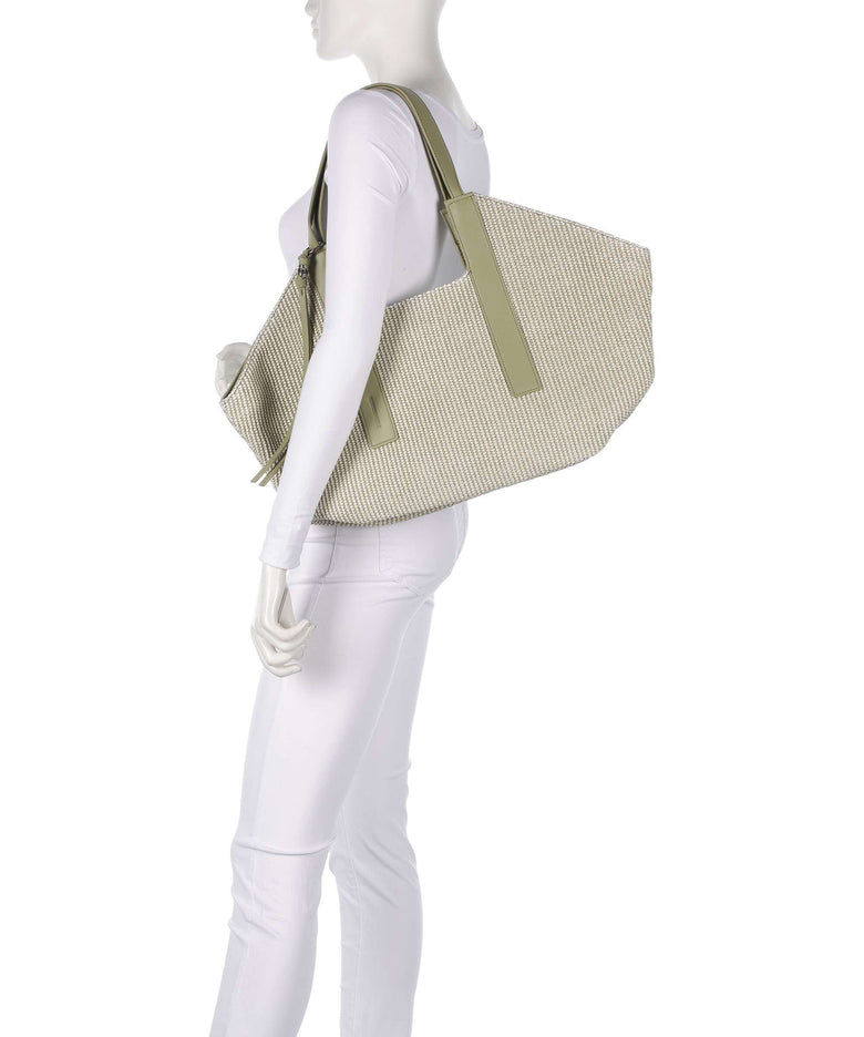 FredsBruder City-Beach-Repeat Tote bag olive
