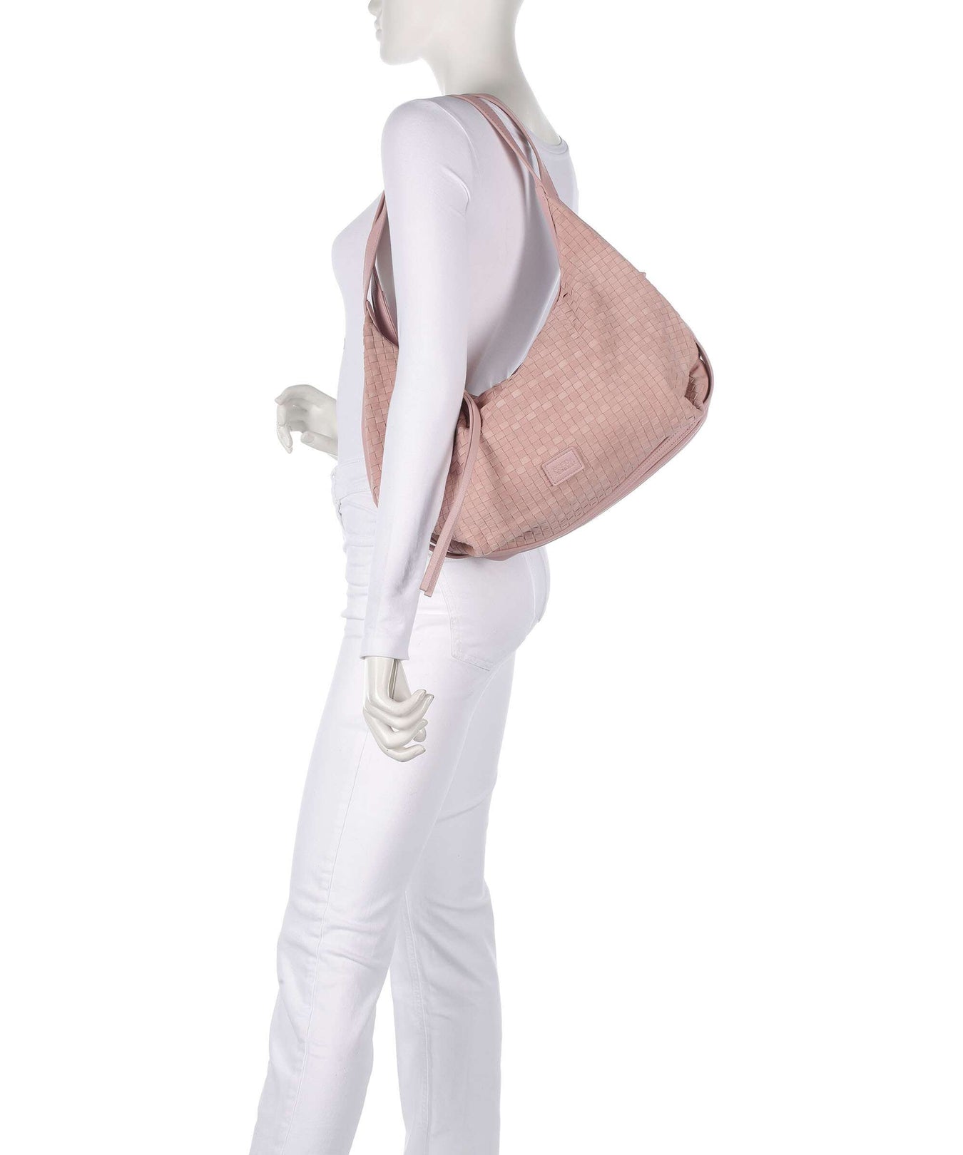 FredsBruder Weave Harmony Hobo bag blush