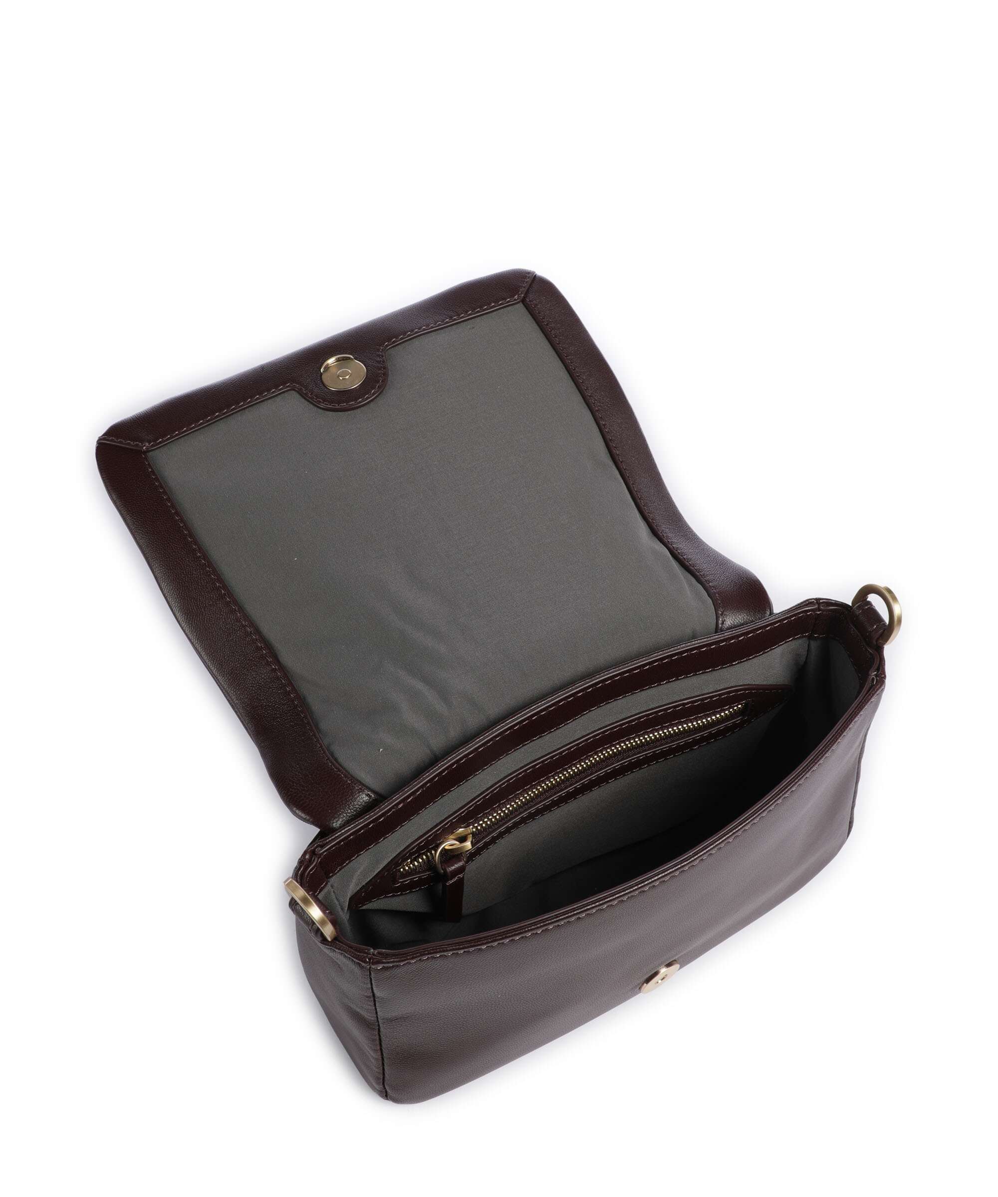 Les Visionnaires Mila Icon Silky Crossbody bag vinyard red