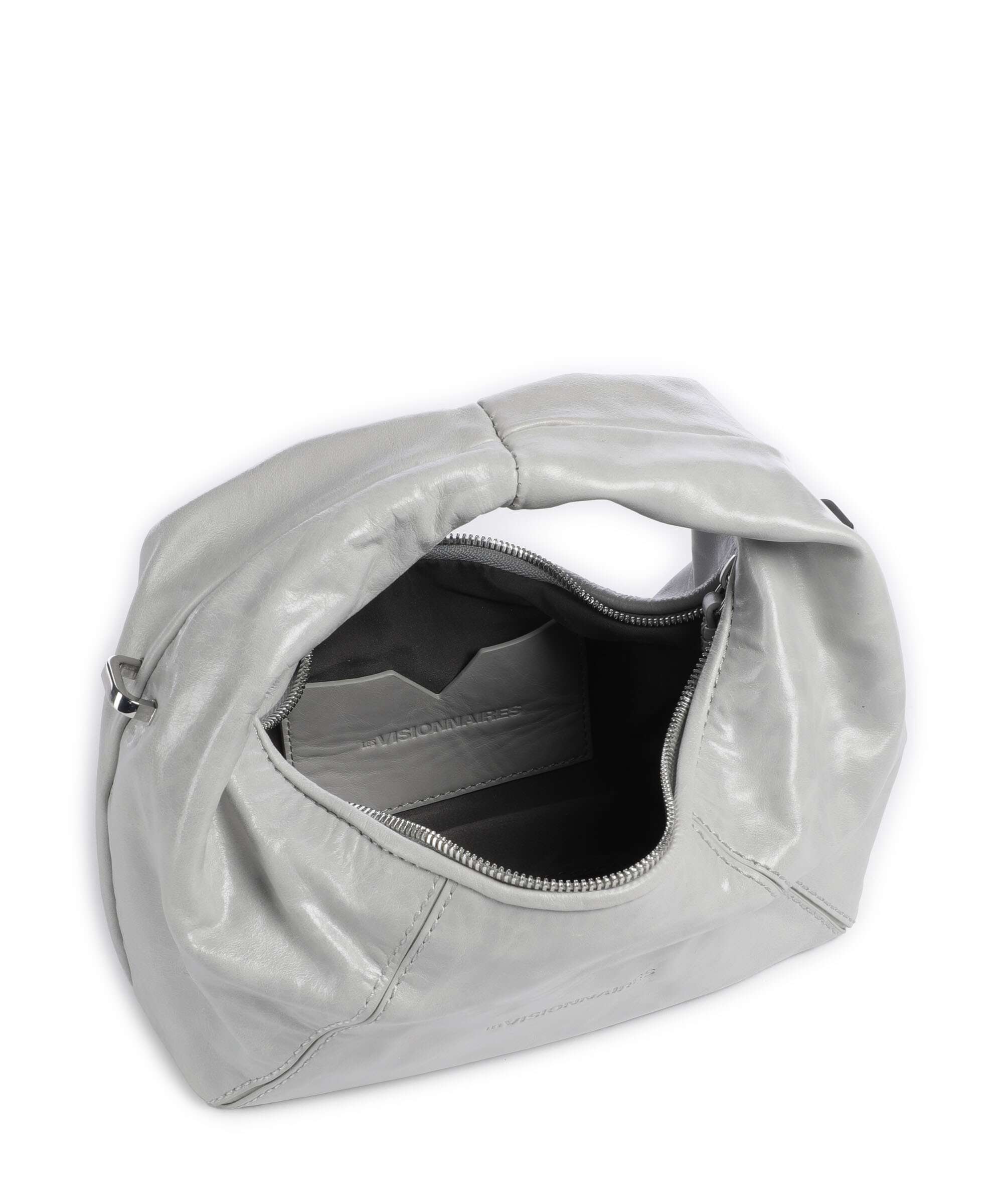 Les Visionnaires Greta Icon Crinkle Mini Handbag glacier grey