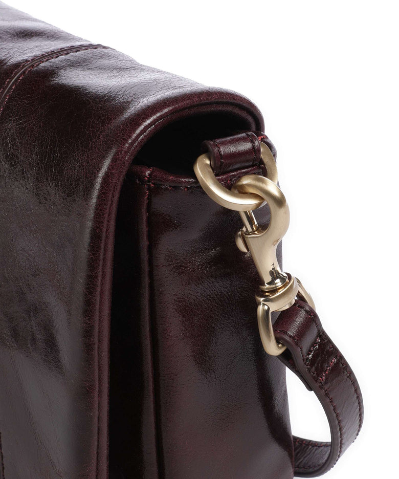 Les Visionnaires Mila Icon Crinkle Crossbody bag bordeaux red