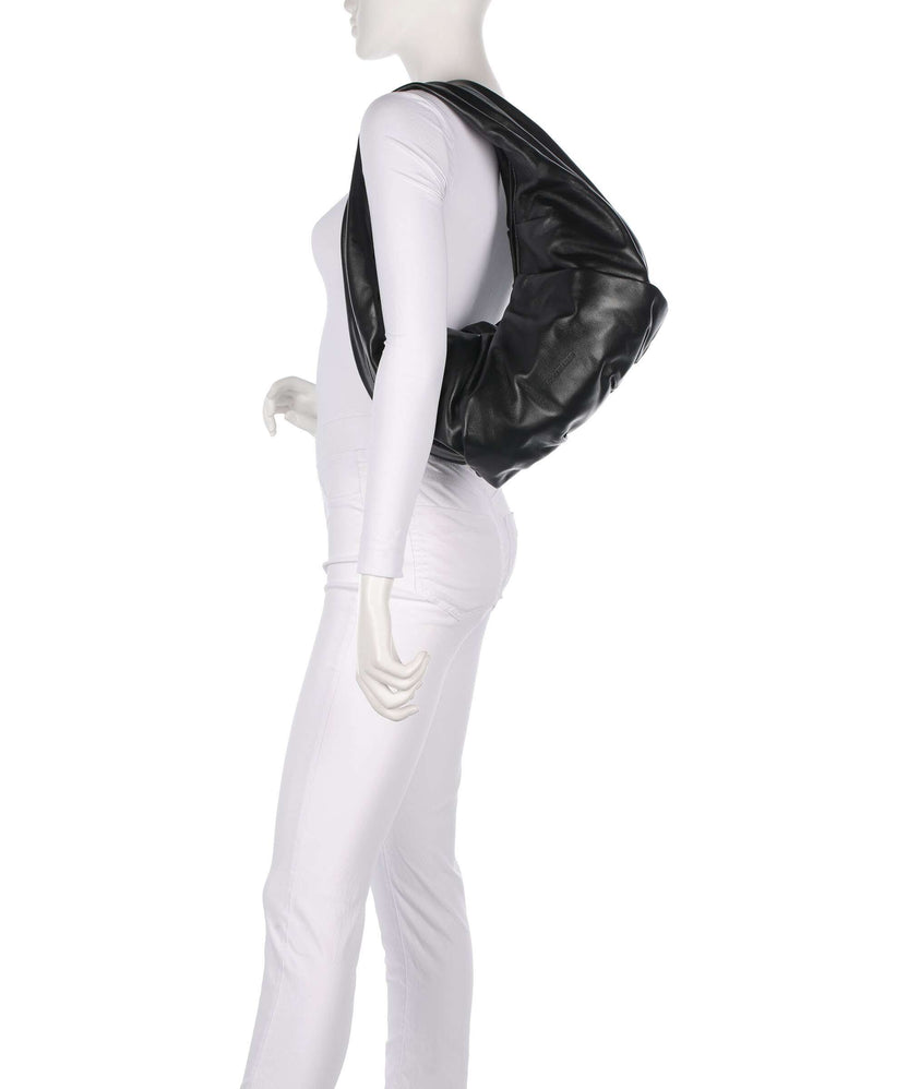 Les Visionnaires Greta Essential Silky Hobo bag black