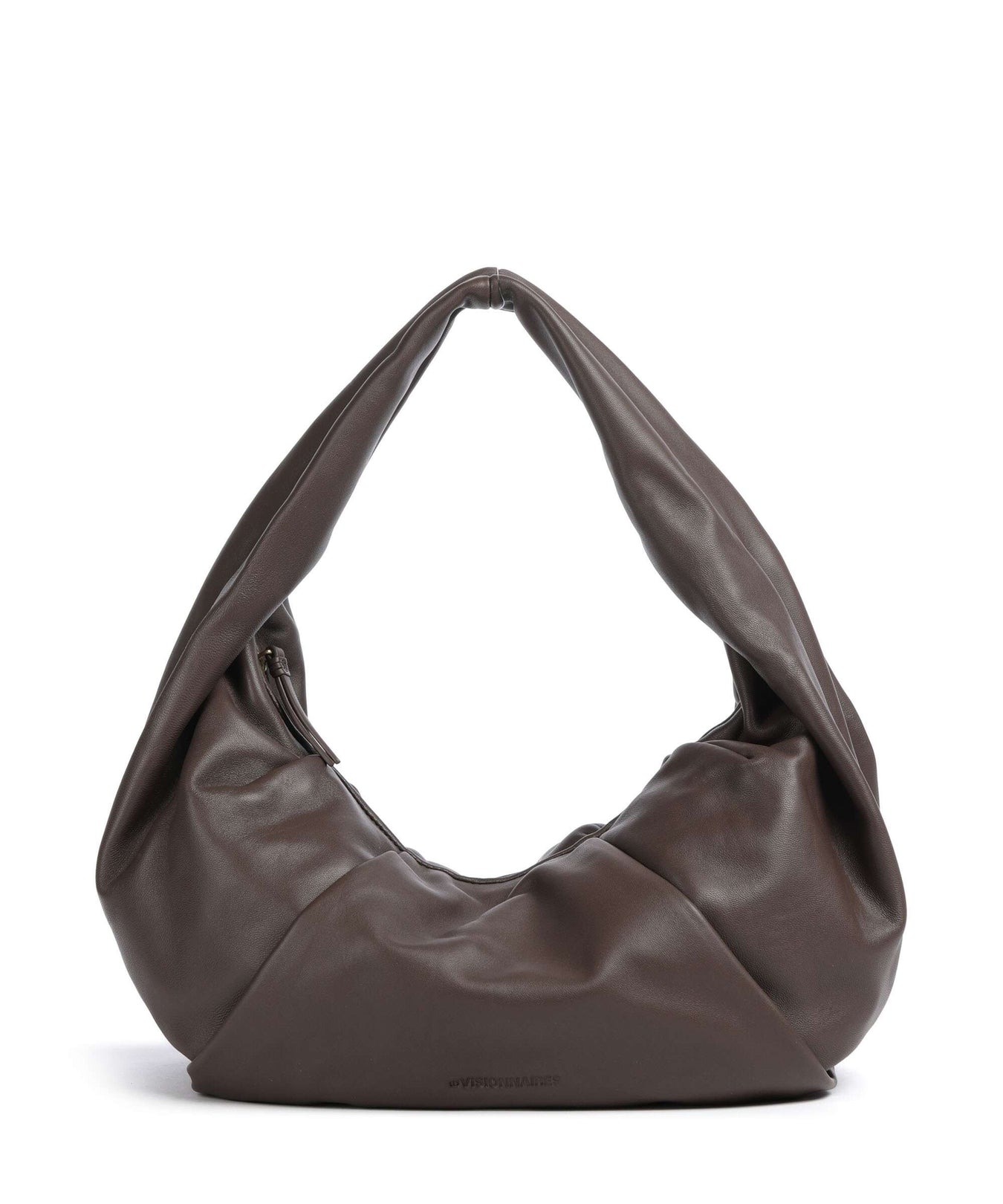 Les Visionnaires Greta Essential Silky Hobo bag chocolate