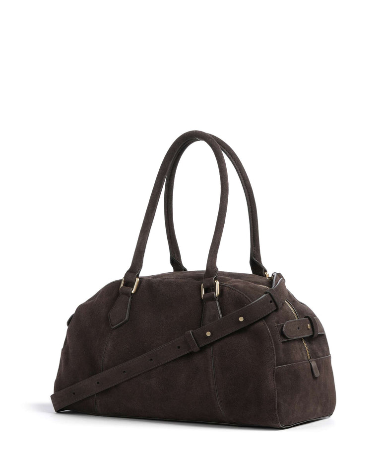Les Visionnaires Odette Cozy Chain Handbag dark brown
