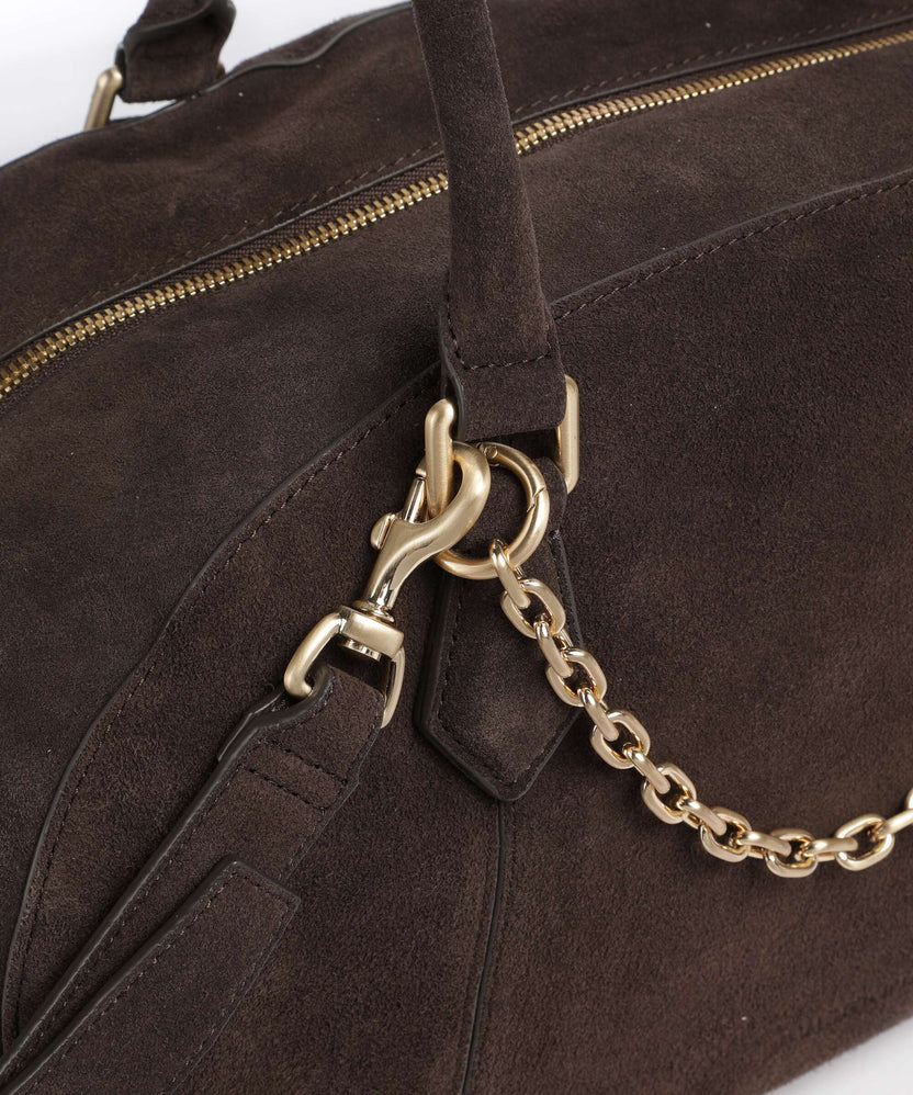 Les Visionnaires Odette Cozy Chain Handbag dark brown