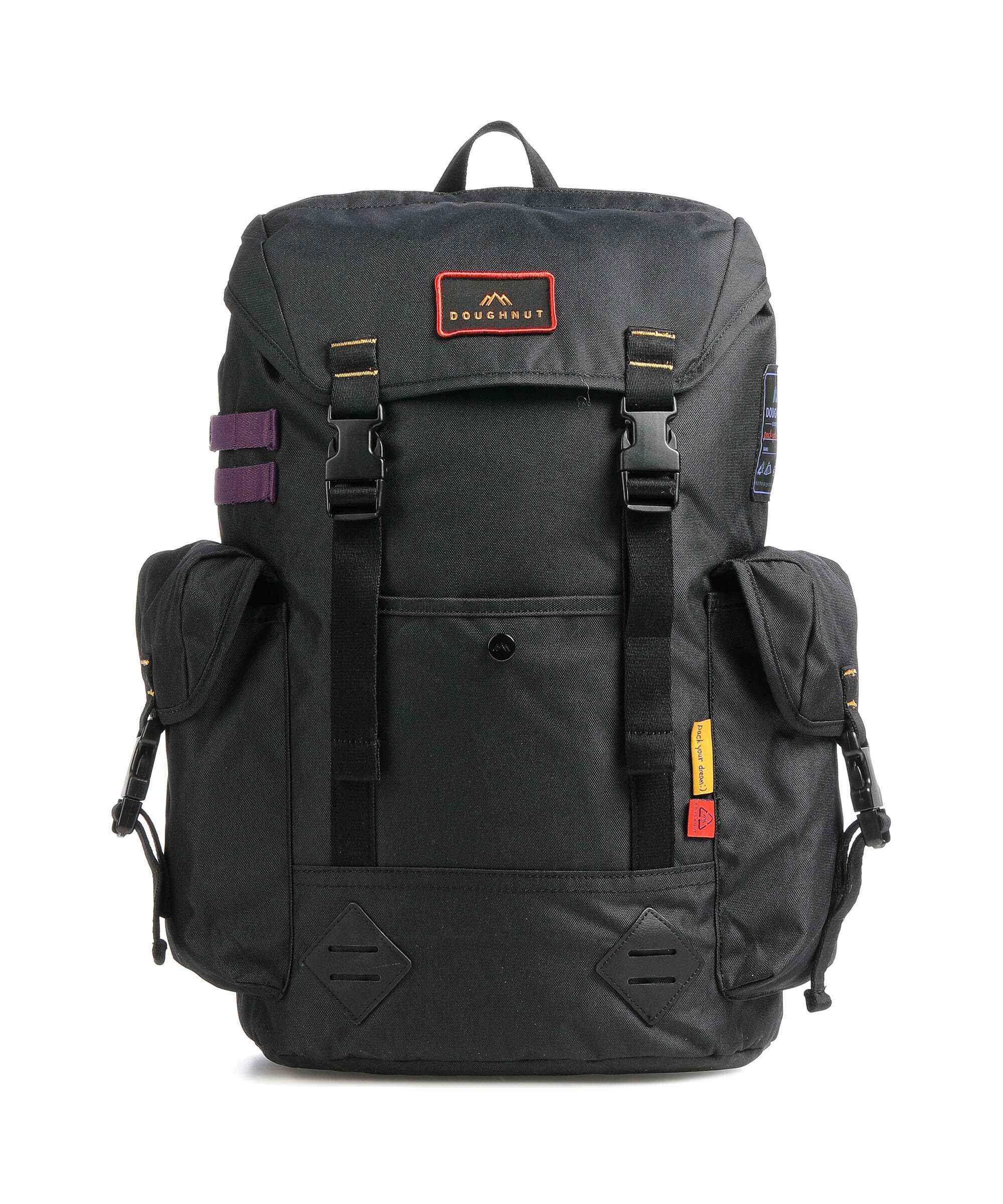 Doughnut Happy Camper Grounder Hiking backpack black