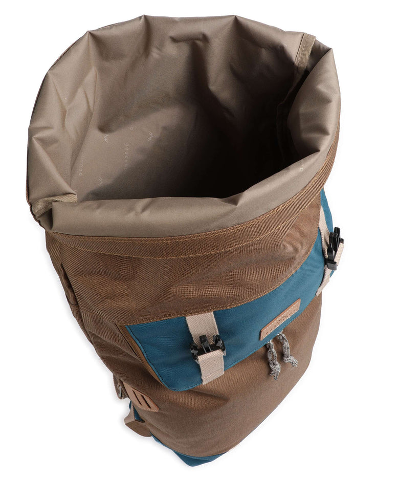 Doughnut Christopher Rolltop backpack khaki/teal
