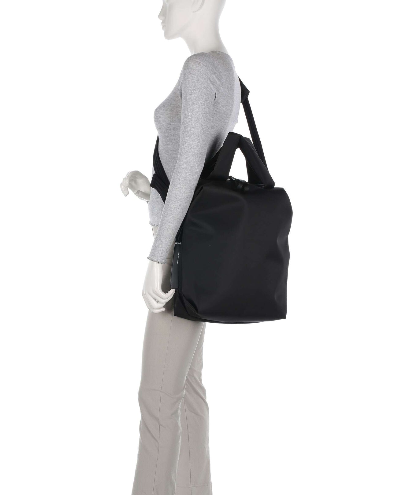 Côte&Ciel Sleek Nylon Crossbody bag black