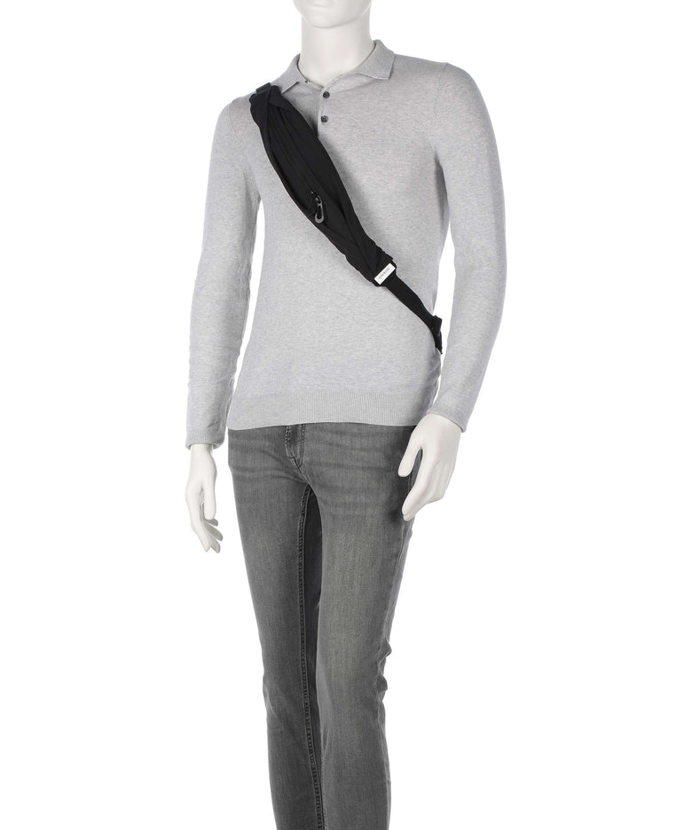 Côte&Ciel Orne Crossbody bag black/sage green