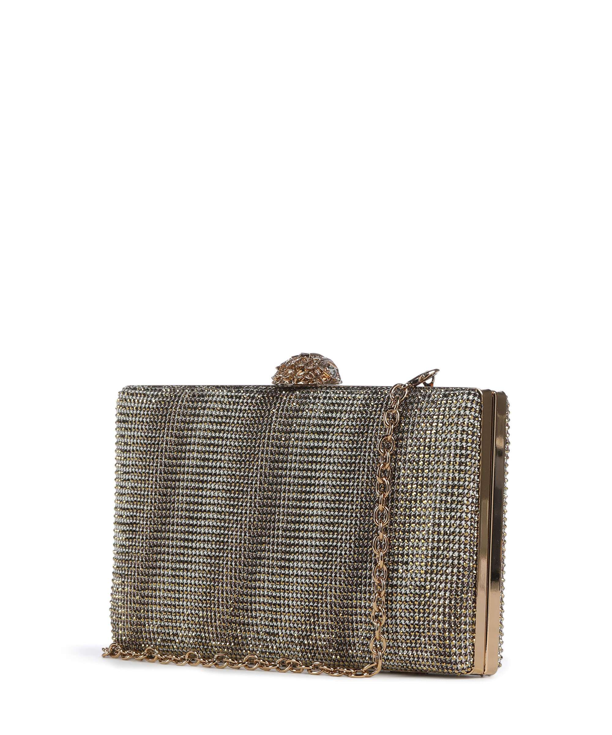 Kurt Geiger Kensington Crystal Clutch bag beige