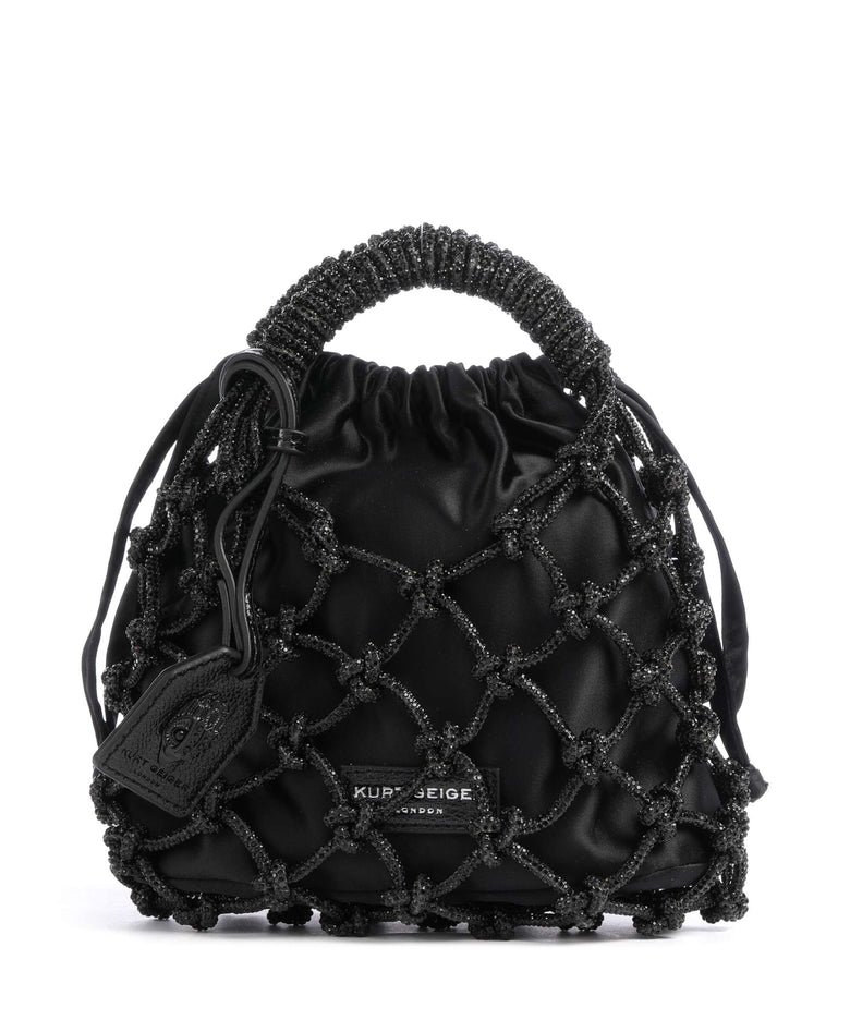 Kurt Geiger Macrame Small Handbag black
