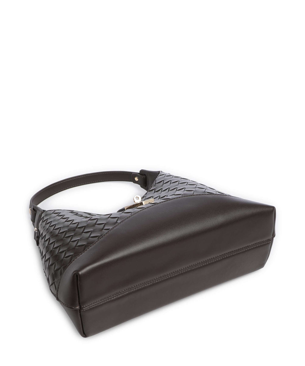 Dune London Dorset Shoulder bag dark brown