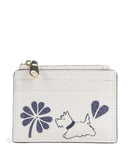 Radley London Cut Out Floral Puzdro na kreditné karty chalk