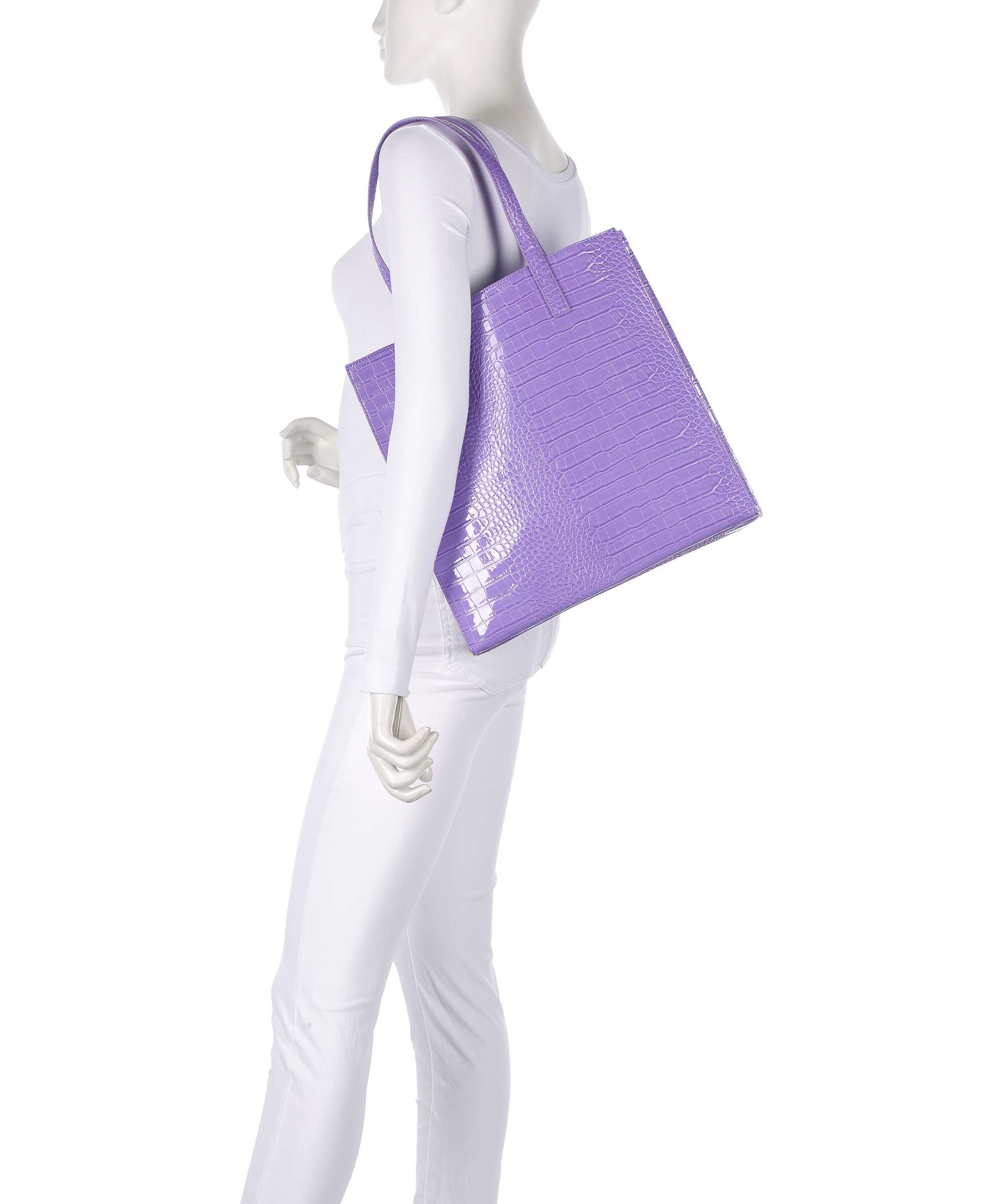 Ted Baker Croccon Tote bag bright purple