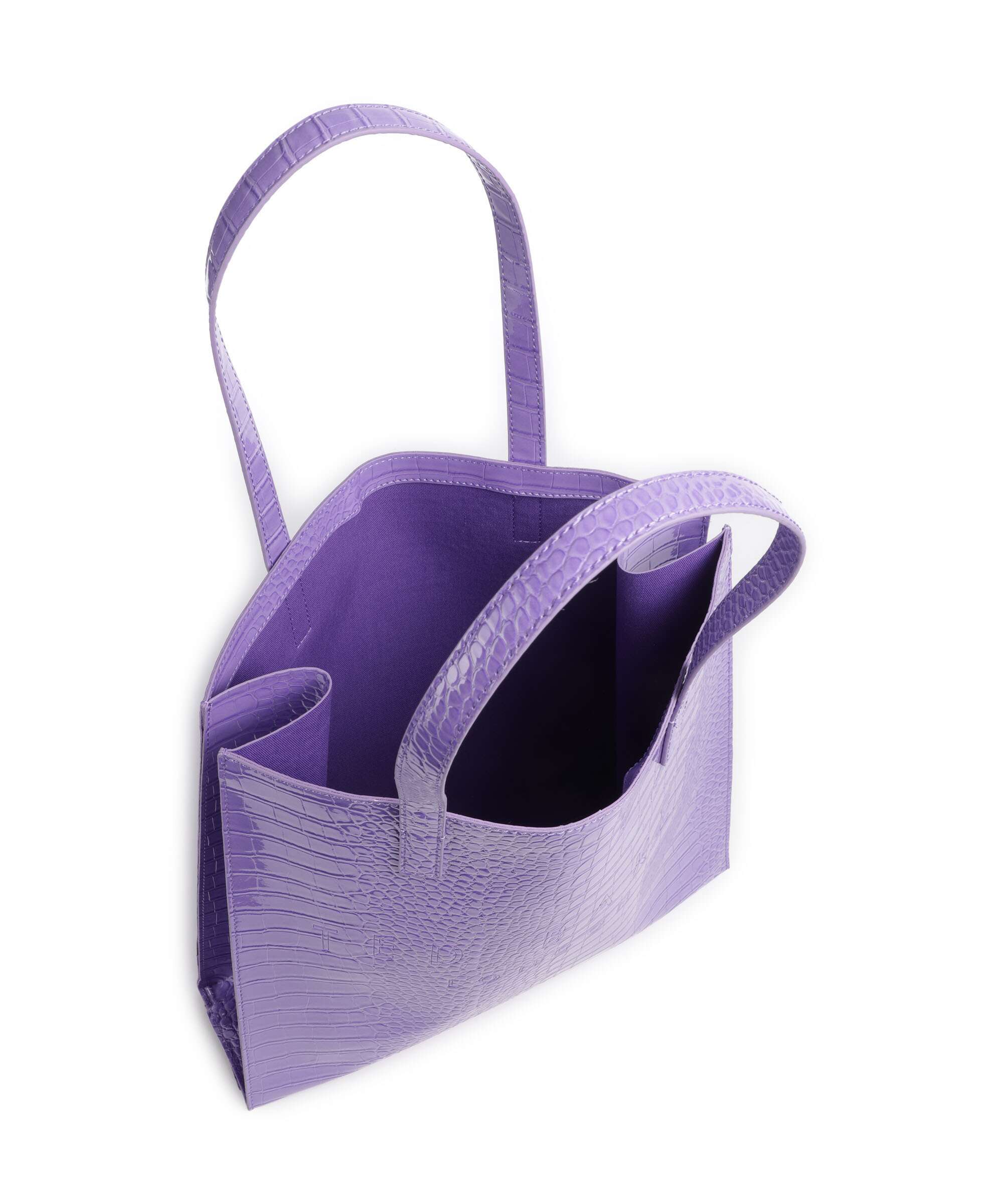 Ted Baker Croccon Tote bag bright purple