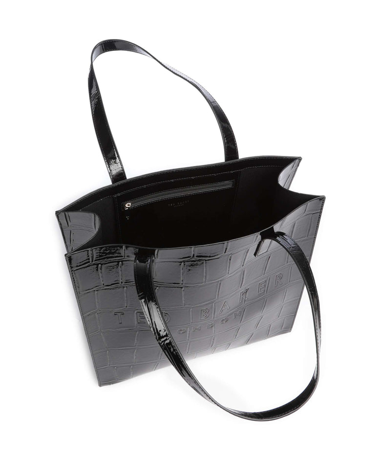 Ted Baker Croccon Tote bag jet black
