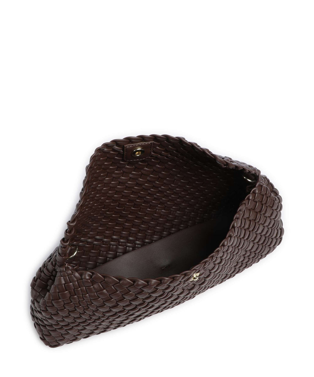 Dune London Encourage Clutch bag brown