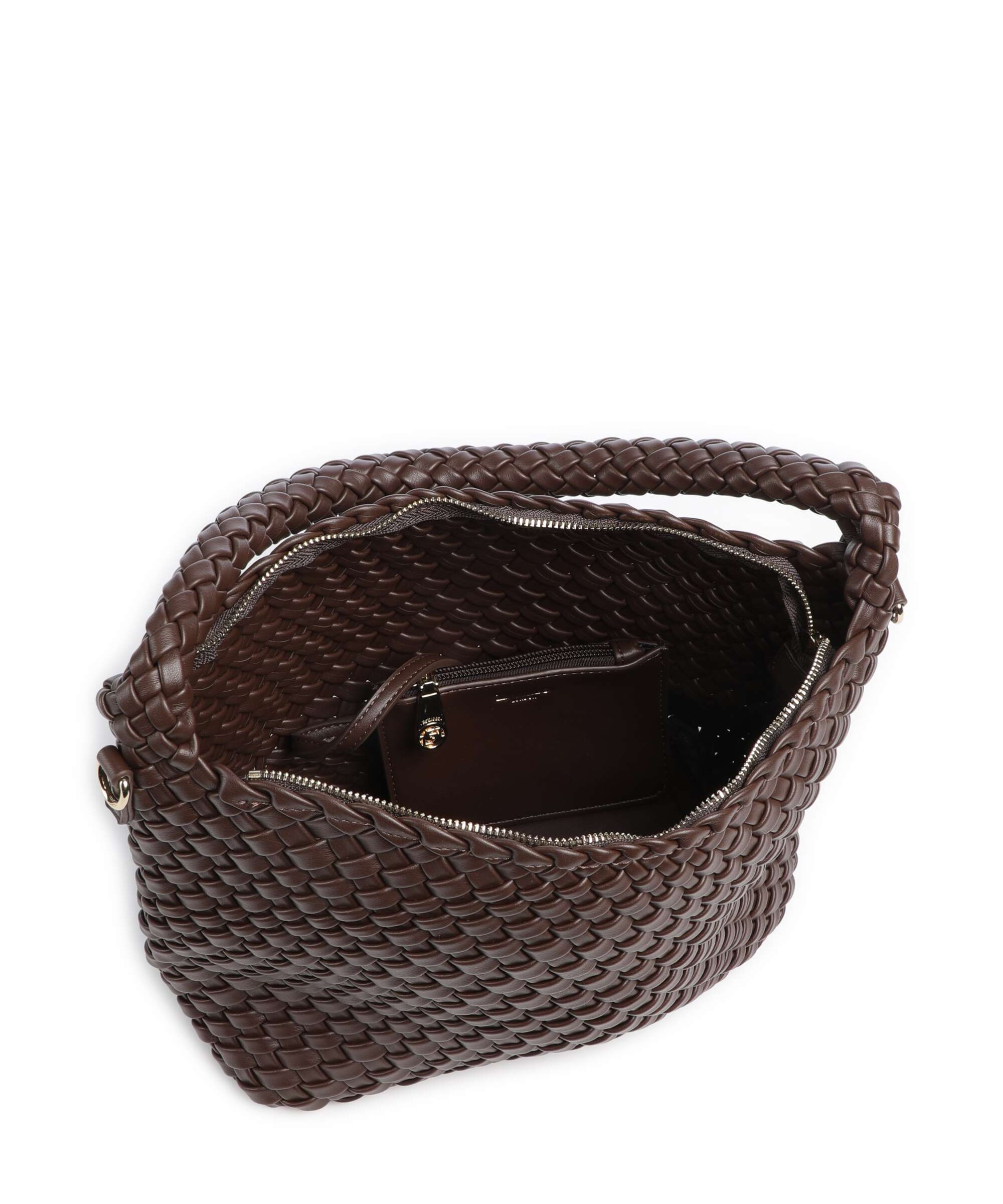 Dune London Deliberate M Bucket bag brown