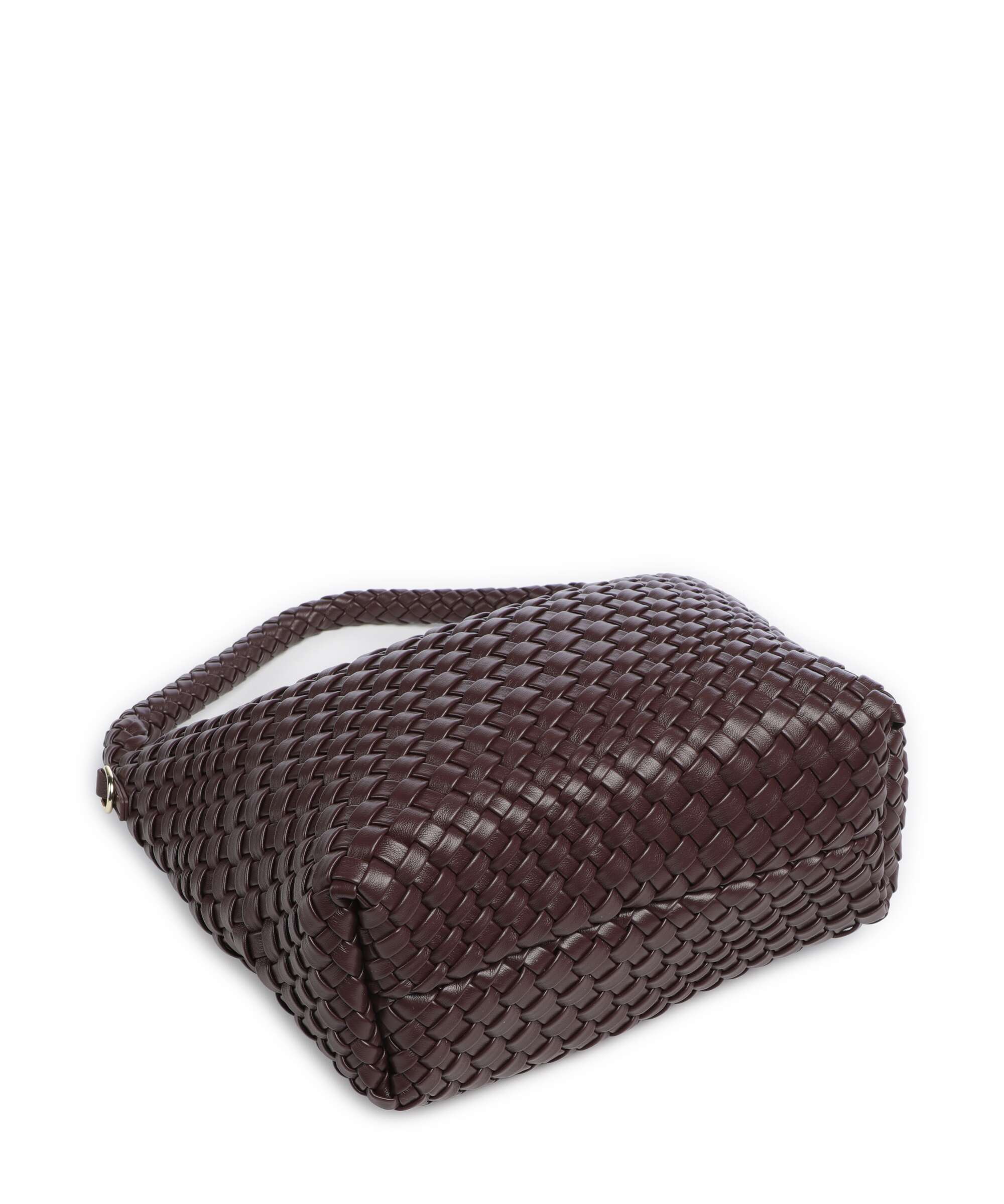 Dune London Deliberate M Bucket bag burgundy
