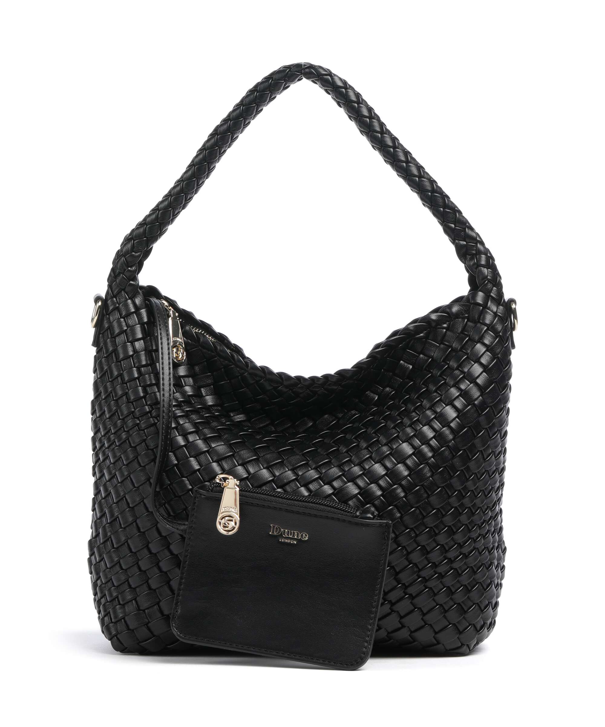 Dune London Deliberate M Bucket bag black