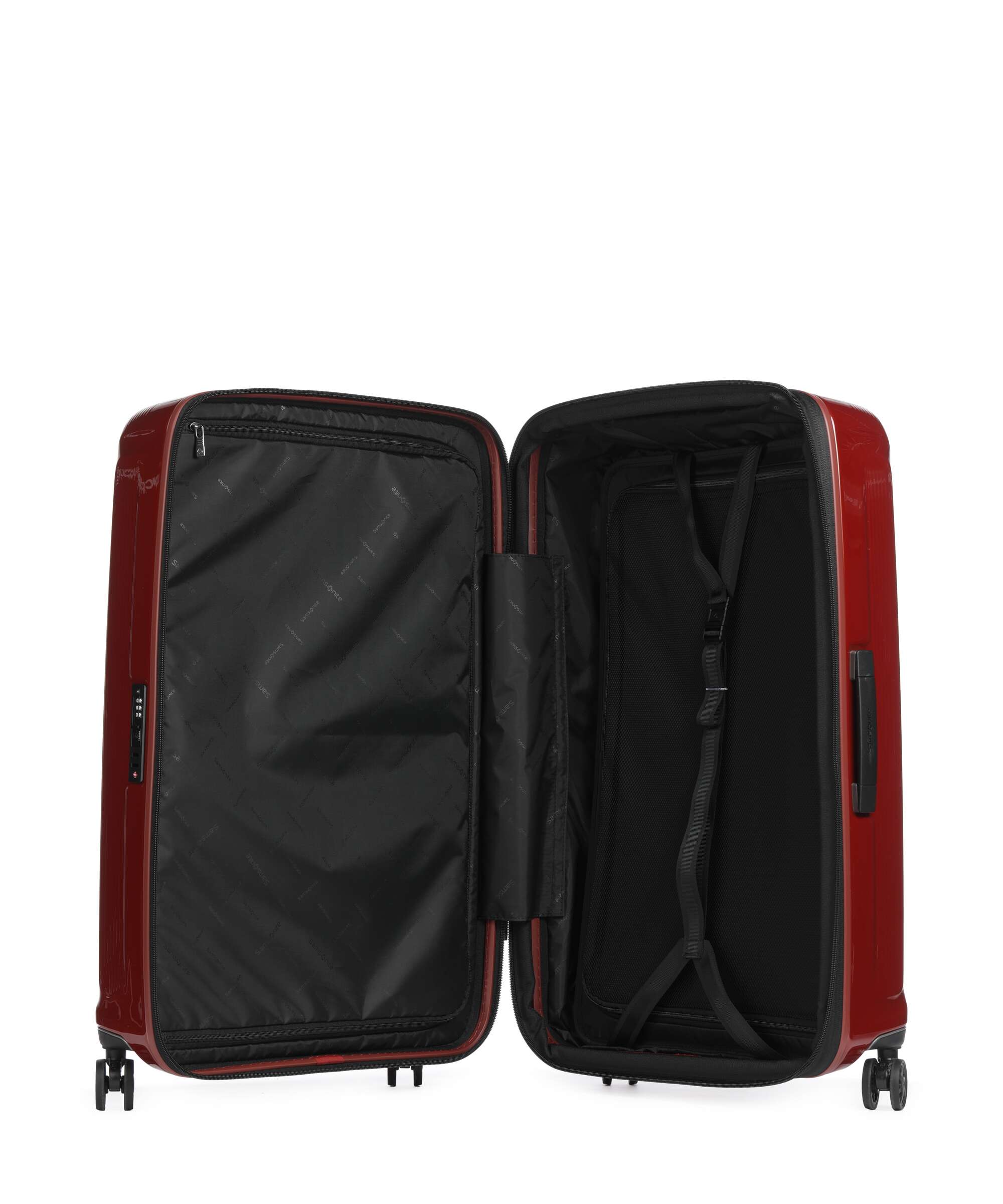Samsonite Nuon Spinner (4 wheels) metallic red